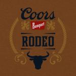 Tee Luv Men's Coors Banquet Beer Shirt - Front and Back Coors Rodeo Bull T-Shirt, Brown Sugar, M