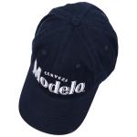 Modelo Cerveza Dad Hat, Cotton Baseball Cap with Embroidered Logo, Adjustable Baseball Hat, Blue, One Size