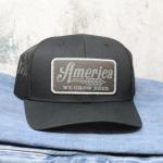 Rural Cloth America We Grow Beer Adjustable Snapback Hats (US, Alpha, One Size, Black)