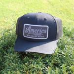 Rural Cloth America We Grow Beer Adjustable Snapback Hats (US, Alpha, One Size, Black)