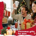 Prescription Beer Glasses Gifts for Christmas Dad Men Beer Lovers Cool Gag Gifts for Daddy Christmas Birthday Gift for Father Husband Brother Friends Pharmacist Boyfriend Uncle Coworker Retired-16oz