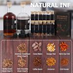 Whiskey Making Kit, Christmas Whiskey Gift Set with 12 Natural Wood Chips & Botanicals, Create Your Own Craft Whiskey Flavors | DIY Whiskey Infusion Kit for Men, Women, Christmas Birthday Gifts