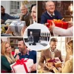 Whiskey Making Kit, Christmas Whiskey Gift Set with 12 Natural Wood Chips & Botanicals, Create Your Own Craft Whiskey Flavors | DIY Whiskey Infusion Kit for Men, Women, Christmas Birthday Gifts