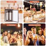 TWELVETAP 5 Gal Ball Lock Keg New Beer Keg Corny Tank 304 Stainless Steel Coke Syrup Milk Soda Barrel Rubber Handle Bucket Ball Lock Cornelius Style—2PCS