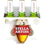 Stella Artois Lager, 6 Pack Beer - 11.2 FL OZ Bottles
