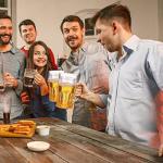 Fake Beer Mug, 400ml Large Capacity Double Layer Prank Cup, Realistic Novelty Drinking Glass for Party Gag Gifts, Home Bar Decor