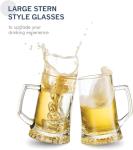 Bormioli Rocco 4-Pack Large Beer Mugs