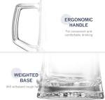 Bormioli Rocco 4-Pack Large Beer Mugs