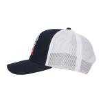 Bioworld Pabst Blue Ribbon 3D Embroidered Logo Blue Trucker Hat