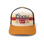 AMERICAN NEEDLE Coors Beer Sinclair Adjustable Snapback Trucker Baseball Hat Black Ivory Wheat