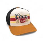 AMERICAN NEEDLE Coors Beer Sinclair Adjustable Snapback Trucker Baseball Hat Black Ivory Wheat