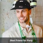 Ekkhysis Beer Hat,Funny Hat for Drinking Soda,Beer Helmet,Drinking Accessories Gifts for Man (2-Black)