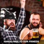 Ekkhysis Beer Hat,Funny Hat for Drinking Soda,Beer Helmet,Drinking Accessories Gifts for Man (2-Black)