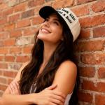 You Look Like I Need A Beer Hat Funny Embroidered Trucker Hat Adjustable Two Tone Snapback Canvas Baseball Cap for Womens - Black