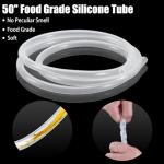 Mini Keg Dispenser, Beer Keg Spear Stainless Steel Double Ball Lock Quick Fitting Mini Keg Spear for Growler with 50" Beer Hose for 2L/3.6L/4L/5L/10L Mini Keg Growler