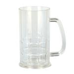 Beistle Plastic Beer Stein with Handle, Clear 17 oz. Drinkware Mug Party Favor for Oktoberfest, St. Patrick’s Day, Halloween, German Festivals, Beer Tasting Events, and Pub Crawls