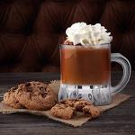 Meanplan 12 Pieces Mini Beer Mugs Bulk Shot Glasses Set 1oz Small Clear Stein with Handles Mini Tasting Whiskey Cups for Drinking Beer Festival Birthday BBQ Bar Party (Plastic)