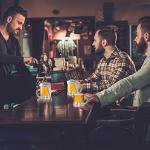 Meanplan 12 Pieces Mini Beer Mugs Bulk Shot Glasses Set 1oz Small Clear Stein with Handles Mini Tasting Whiskey Cups for Drinking Beer Festival Birthday BBQ Bar Party (Plastic)