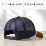 Modelo Trucker Hat, Vintage Baseball Cap, Mesh Back with Rope Detail, Adjustable Snapback Closure, Corduroy