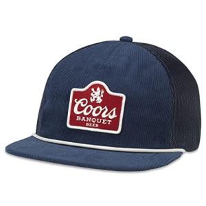 AMERICAN NEEDLE Coors Beer Mackie Adjustable Snapback Baseball Hat (22015A-COORS-NAVY)