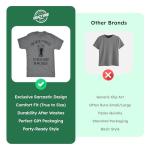 Funny Beer Lover Shirt for Men – I'm Into Fitness Fit’Ness Drink in My Belly Tee – Hilarious Party Outfit – Novelty Workout Gym Gift - Dark Grey - M