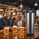 VEVOR Corny Keg, 5 Gallon Ball Lock Keg, SUS304 Cold Brew Kegs with Dual Rubber Handles & Heavy-Duty Rubber Bottom, Brewing Equipment for Home Brewing Party, 1 PCS