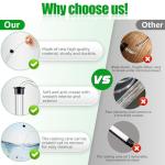 Dbgogo 14” Auto Siphon with Bottling Wand 3/8” Racking Cane Beer Wine Siphon Auto Siphon Homebrew with 5.5FT Silicone Tubing & Clamp, Effortless Bottling Fermentation Siphoning Mead Wine Making Kit