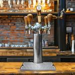 Beer Drip Tray, Beer Tap Drip Tray, Beer Keg Drip Tray, Easy to Clean Highly Polished Surface Drip Tray, Beer Tap Drip Tray with Non Slip Rubber pad 11.96 x 7.05 x 1.02 inches