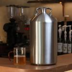 KEG STORM Heavy-Duty Insulated Gallon Water Jug, Leakproof Portable Mini Keg for Beer, Durable Steel Water Keg 8L