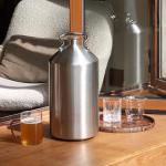 KEG STORM Heavy-Duty Insulated Gallon Water Jug, Leakproof Portable Mini Keg for Beer, Durable Steel Water Keg 8L