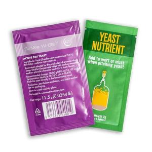 Craft A Brew - Safale W-68 Dry Yeast - Fermentis - German Wheat Beer Dry Yeast - For German, Belgian & Other Wheat Beer Styles - Ingredients for Home Brewing - Beer Making Supplies - 1 Pack