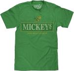 Tee Luv Men's Mickey's Fine Malt Liquor T-Shirt - Retro Mickeys Beer Logo Shirt, Kelly Heather, L