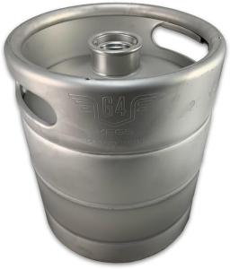 Coldbreak Two Gallon Keg (2 Gallons), Refilable Keg, Threaded Spear, Portable, ColdOne Keg