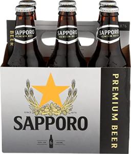 Sapporo Lager 6Pk, 12 Fz