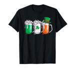 Irish Beer Ireland Flag St Patricks Day Men Women Leprechaun T-Shirt