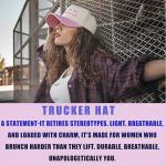 Funny Trucker Hat I'm Holding A Beer So Yeah, I'm Pretty Busy -Embroidery Funny Hats Baseball Cap for Women Adjustable