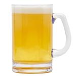 G.E.T. SW-1464-CL-EC BPA-Free Break-Resistant Plastic Handled Beer Mugs, 20 Ounce, Clear (Set of 4)