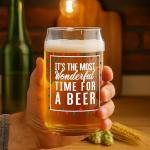 Festive Beer Glass - Rot, Grün, Weiß - 473ml