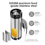 Steel Corny Keg, 5 Gallon Ball Lock Homebrew Beer Keg, Black Handles