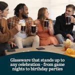 Libbey Large Glass Beer Mug Set of 4