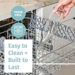 Set of 6 Otis Swing Top Glass Bottles