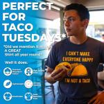 Funny Taco Tuesday T-Shirt for Beer Lovers