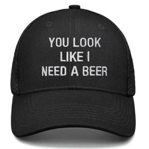 Supload Funny Beer Gifts for Men Dad Drinking Beer Hat for Beer Lovers Men Women Gifts for Drinkers Embroidered
