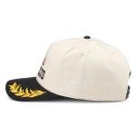 AMERICAN NEEDLE Unisex Coors Beer Rodeo Club Captain Adjustable Snapback Baseball Hat, Ivory/Black (24002A-COORS-IBLK)