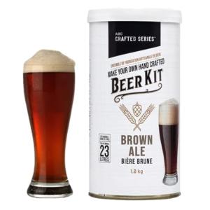 ABC Crafted Series Beer Making Kit | Beer Making Ingredients for Home Brewing | Yields 6 Gallons of Beer | Brown Ale