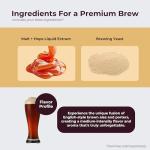 ABC Crafted Series Beer Making Kit | Beer Making Ingredients for Home Brewing | Yields 6 Gallons of Beer | Brown Ale