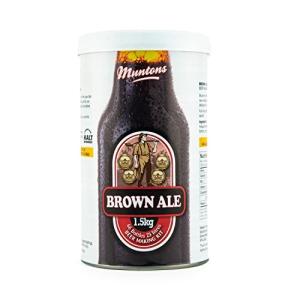 Muntons Beer Making Kit - Brown Ale Premium Range Kit - Includes Beer Making Ingredients - Home Brewing Kit Makes 66 Bottles of Beer (23 Liters Total)