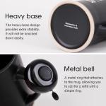 bespritGIFT 22oz Ceramic Beer Mug with Bell Beer Sein Set with Bell Mugs with Handles for Men Father's Gift Set for Dad & Boyfriend Ring for Beer Novelty Mugs