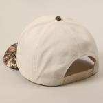 MIRMARU 5-Panel Embroidery Two-Tone Trucker Hat with Designed Camo and Floral Brim (US, Alpha, One Size, CAMO-Beer ME)