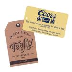 Tee Luv Men's Coors Banquet Rodeo T-Shirt - Faded Coors Beer Desert Graphic Tee, Heather Graphite, L